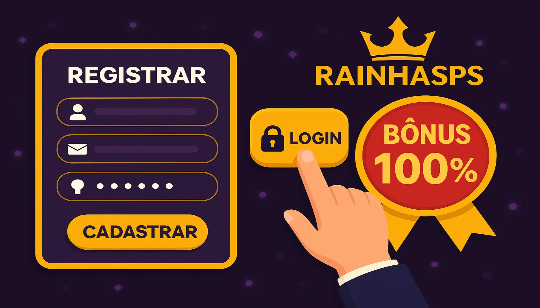Não Perca tempo, o rRgistro na site RAINHASPS
